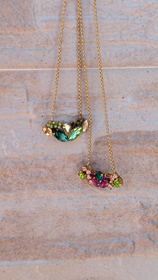 Collana Fucsia Barchettina - Acciaio Inossidabile)