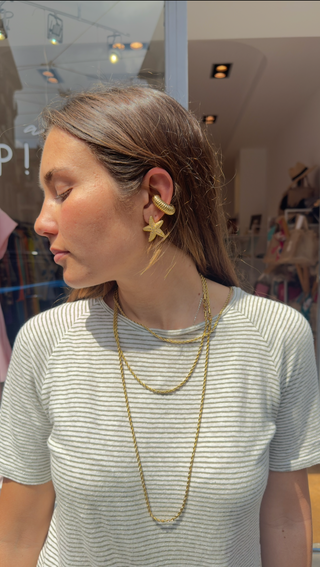 Stellina Gold (Orecchini in Acciaio Inossidabile)