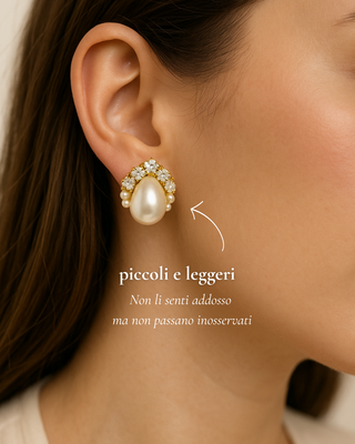 Ovetti - Orecchini con Perla (Orecchini)