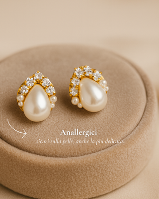 Ovetti - Orecchini con Perla (Orecchini)