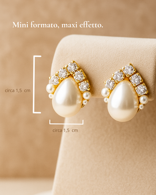 Ovetti - Orecchini con Perla (Orecchini)