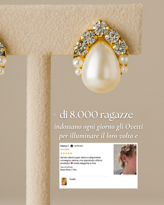 Ovetti - Orecchini con Perla (Orecchini)