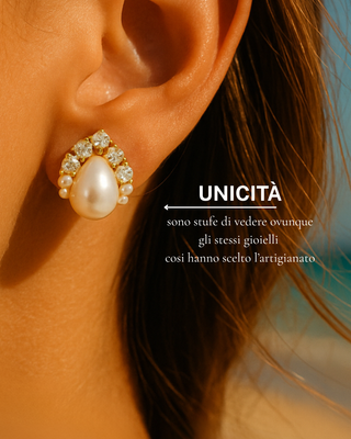 Ovetti - Orecchini con Perla (Orecchini)