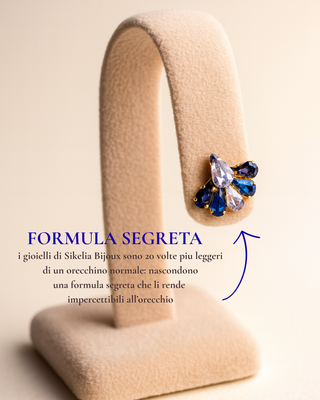 Libellulina - Violet (Orecchini in Acciaio Inossidabile)