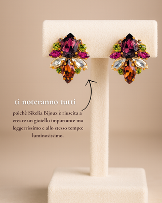 Colorful -  Ambrati (Orecchini)