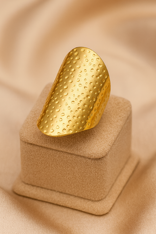 Anello Wall Gold (Acciaio Inossidabile)