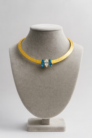 Collana Cleopatra - Acqua Marina