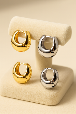 Belly Silver - (Orecchini in Acciaio Inossidabile)