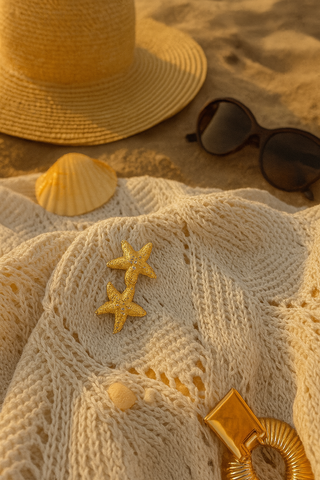 Stellina Gold (Orecchini in Acciaio Inossidabile)