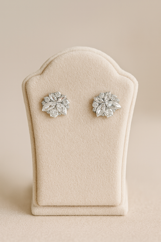 Isola d’Argento (Orecchini Bride - Base Silver)
