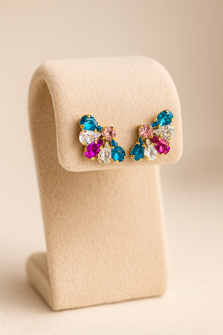 Ventagli - Unicorno (Orecchini in Acciaio Inossidabile)