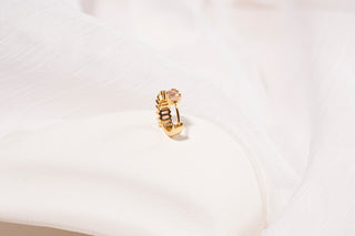 Lallypop Rosa Gold (Orecchino in Argento 925)