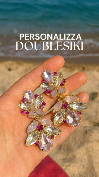 Double Siki - Personalizzati - (Orecchini in Acciaio Inossidabile)