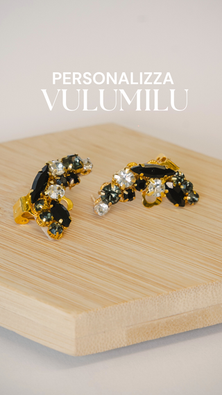 Vulumilu - Personalizzato ( Orecchini in Acciaio Inossidabile)