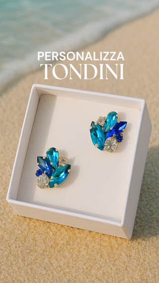 Tondini - Personalizzato (Orecchini in Acciaio Inossidabile)