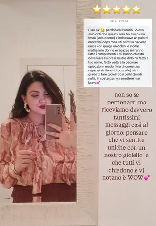 Oops - Rosa (Orecchini che si indossano in 2 modi)