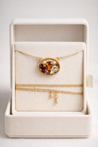 Ovalina  -Bronze (3 Modi per indossarla)