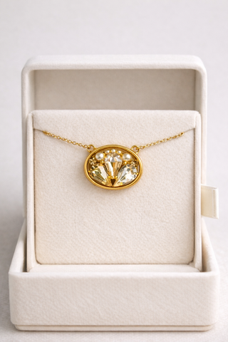 Ovalina  - Lumier (Collana Acciaio Inossidabile)