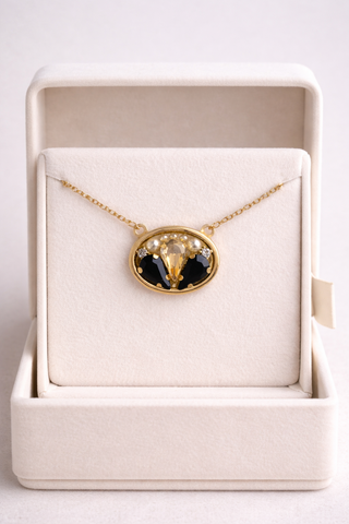 Ovalina  - Giglio Nero (Acciaio Inossidabile)