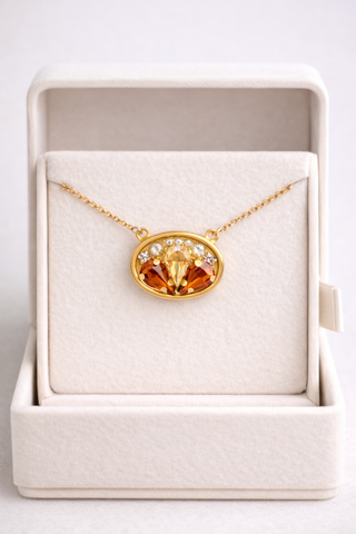 Collana Ovalina  - Terra (3 Modi per indossarla