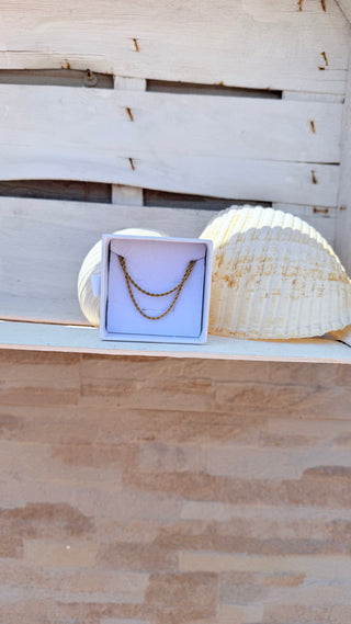 Collana A - Gold (Acciaio Inossidabile)