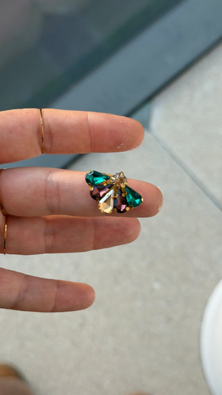 Ventagli -  Autunno (Orecchini in Acciaio Inossidabile)