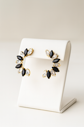 Oops - Giglio Nero (Orecchini che si indossano in 2 modi)