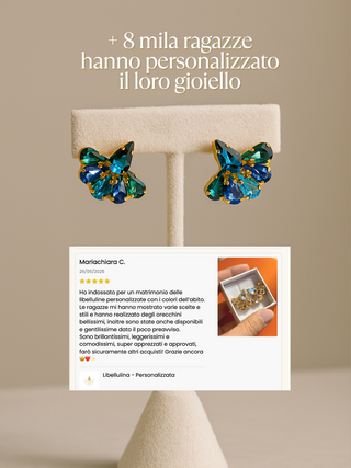 Libellulina Personalizzata - (Orecchini)
