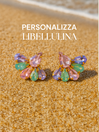 Libellulina Personalizzata - (Orecchini In Acciaio Inossidabile)
