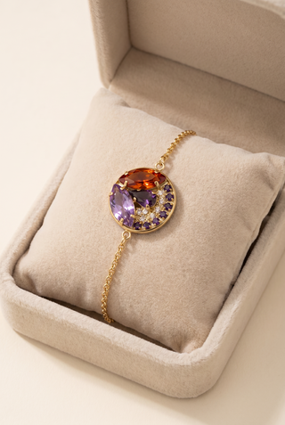 Bracciale Ambra con Corda - Regolabile