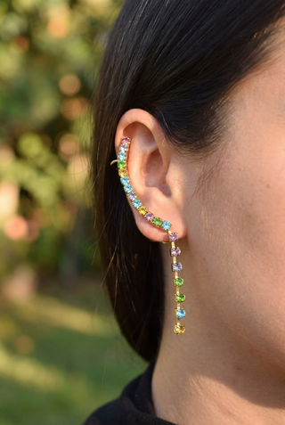 Earcuff Cometa - Multicolor Orecchini