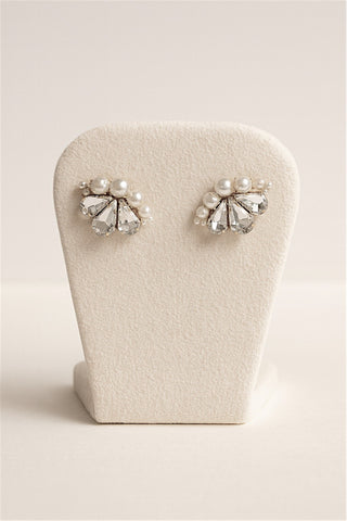 Libellulina con perle (Orecchini Bride - Base Silver )